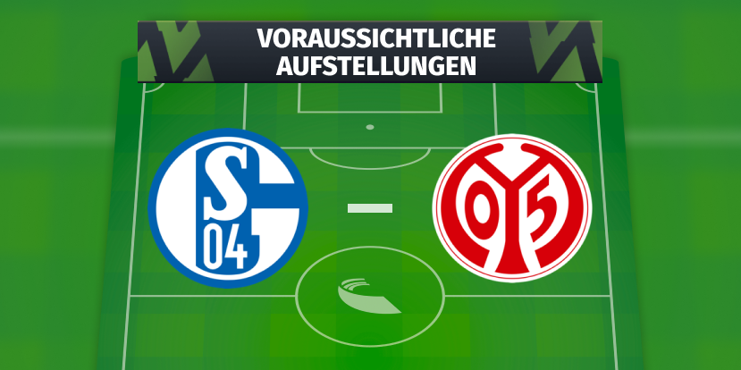 FC Schalke 04 –  1. FSV Mainz 05: Die voraussichtlichen Aufstellungen
